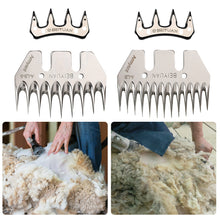 Load image into Gallery viewer, Electric Clipper Blade for BEIYUAN Sheep Goats Shears Convex Comb Cutter Shearing Clipper 13 Tooth Blade for Sheep Clipper Shears Scissors
