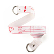 Load image into Gallery viewer, Cattle Bust Weight Contrast Tape Cow Calf Weight Tape Zebu Measuring Soft Ruler Farm Animal Supplies