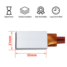 Load image into Gallery viewer, 220V/12V 70-200 Degrees Celsius PTC Heaters Heating Element Hair Dryer Accessories Curlers Heater Poultry Incubator Heating Component