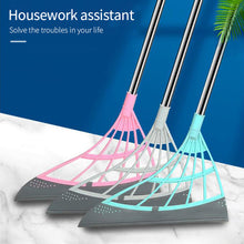 Load image into Gallery viewer, Rubber Broom Hand Push Sweeper Magic Broom Floor Wiper Squeegee for Floor Cleaning Floor Squeegee Sweeping Brush Pet Hair Broom