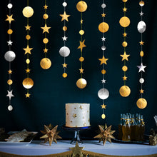 Load image into Gallery viewer, 4M Glitter Paper Garland Hanging Banner Birthday Wedding Decoration Decorations Home Party Anniversary Merry Christmas