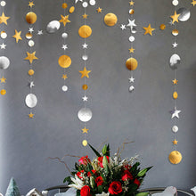 Load image into Gallery viewer, 4M Glitter Paper Garland Hanging Banner Birthday Wedding Decoration Decorations Home Party Anniversary Merry Christmas