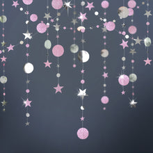 Load image into Gallery viewer, 4M Glitter Paper Garland Hanging Banner Birthday Wedding Decoration Decorations Home Party Anniversary Merry Christmas
