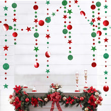 Load image into Gallery viewer, 4M Glitter Paper Garland Hanging Banner Birthday Wedding Decoration Decorations Home Party Anniversary Merry Christmas