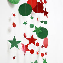 Load image into Gallery viewer, 4M Glitter Paper Garland Hanging Banner Birthday Wedding Decoration Decorations Home Party Anniversary Merry Christmas