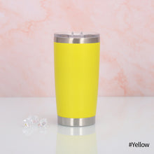 Load image into Gallery viewer, 20oz Thermal Mug Beer Cup Tumbler Stainless Steel Double Wall Vacuum Insulated Coffee Tea Mug Wide Mouth Water Bottle Drinkware