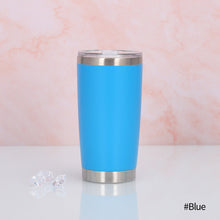Load image into Gallery viewer, 20oz Thermal Mug Beer Cup Tumbler Stainless Steel Double Wall Vacuum Insulated Coffee Tea Mug Wide Mouth Water Bottle Drinkware
