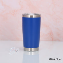 Load image into Gallery viewer, 20oz Thermal Mug Beer Cup Tumbler Stainless Steel Double Wall Vacuum Insulated Coffee Tea Mug Wide Mouth Water Bottle Drinkware