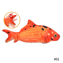 Load image into Gallery viewer, Cat USB Charger Toy Fish Interactive Electric Floppy Fish Cat Toy Realistic Pet Cats Chew Bite Toys Pet Supplies