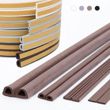 Load image into Gallery viewer, 5 Meters DIPE Self-adhesive Door And Window Sealing Strip Glass Window Anti-collision Rubber Strip Foam Sound Insulation Strip