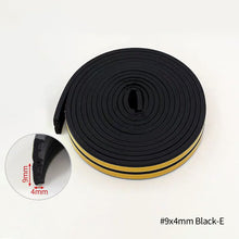 Load image into Gallery viewer, 10 Meters DIPE Self-adhesive Door And Window Sealing Strip Glass Window Anti-collision Rubber Strip Foam Sound Insulation Strip