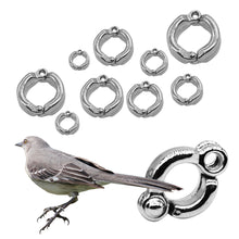 Load image into Gallery viewer, 5Pcs Pigeons Foot Ring 8/10x7mm Bird Foot Ring Outdoor Flight Training Tool Plastic Clip Ring Pigeon Dove Quail Foot Ring Competition Identification Label