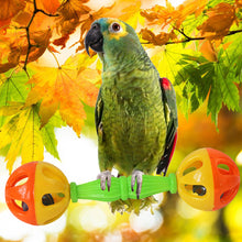 Load image into Gallery viewer, 2Pcs Bird Parrot Toy Rattle Birds Fun Interactive Parrot Bird Cage Toy Pet Bird Supplies Training Accessories Baby Toys