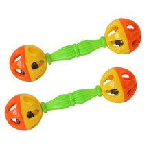 Load image into Gallery viewer, 2Pcs Bird Parrot Toy Rattle Birds Fun Interactive Parrot Bird Cage Toy Pet Bird Supplies Training Accessories Baby Toys