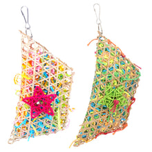 Load image into Gallery viewer, Bamboo Weaving Parrots Toys Hanging Parrot Chew Toy Bird Cage Decoration Bird Supplies Bird Training Accessories