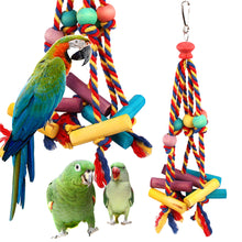 Load image into Gallery viewer, 1PC Bird Parrot Chew Toy Wood Chewing Bite Hanging Cage Bird Destroy Chew Toys Bird Cage Decoration Bird Supplies