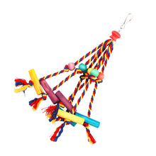 Load image into Gallery viewer, 1PC Bird Parrot Chew Toy Wood Chewing Bite Hanging Cage Bird Destroy Chew Toys Bird Cage Decoration Bird Supplies