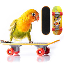 Load image into Gallery viewer, 1Pc Bird Parrot Intelligence Toys Mini Training Skateboard For Budgies Parakeet Growth Toy Pet Toy Bird Supplies
