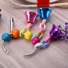 Load image into Gallery viewer, 1PC Parrot Plastic Climb Bite Chew Toy With Hanging Swing Bells Birds Cage Decoration Bird Toy Pet Supplies For Parakeet Cockatiel Parrots