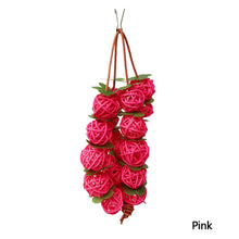 Load image into Gallery viewer, Rattan Balls Parrot Toys Interactive Parrot Chewing Bite Toy Foot Scratching Toy Birds Training Toy for Parakeet Budgie Bird Supplies