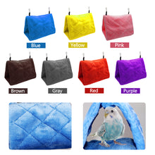 Load image into Gallery viewer, Pet Bird Parrot Hamster Cage Ferret Tunnel Hammock Hut Tent Bed Hanging Cave For Sleeping and Hatching For Hamster Rabbit Guinea Pig Birds