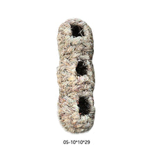 Load image into Gallery viewer, Handmade Natural Straw Bird Nest Pigeon House Nest Bird Cage Outdoor Decorative Weaved Hanging Parrot Nest House Pet Bedroom