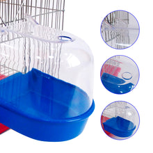 Load image into Gallery viewer, Hanging Parrot Shower Bird Bathtub Cube Parrots Bath Box Cage for Little Bird Canary Budgerigar Cockatiel Lovebird