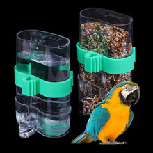Load image into Gallery viewer, Bird Feeder Waterer with Clip Pet Dispenser Bottle Drinking Fountains Feeding Bowls For Pet Parrot Pigeon Cage Accessories Bird Supplies