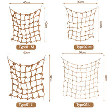 Load image into Gallery viewer, Bird Toys Bird Climbing Net Bird Parrot Cage Toy Swing Hemp Rope Parrot Hanging Rope Net Swing Play Rope Ladder Chew Toy Play Gym Toys