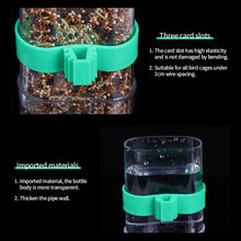 Load image into Gallery viewer, Bird Feeder Waterer with Clip Pet Dispenser Bottle Drinking Fountains Feeding Bowls For Pet Parrot Pigeon Cage Accessories Bird Supplies
