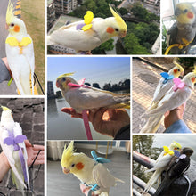 Load image into Gallery viewer, Adjustable Pet Parrot Harness Leash Anti-Bite Outdoor Flying Training Rope for Small Medium Parrot Macaw Cockatiel Budgie Strap Bird Supplies