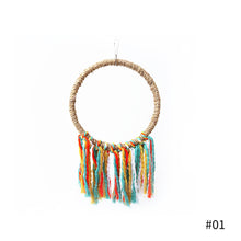Load image into Gallery viewer, Pet Bird Parrot Toy Cotton Rope Circle Toys Chewing Bite Parrot Perch Hanging Cage Swing Rope Ring Stand Climb Toy Bird Supplies