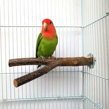 Load image into Gallery viewer, Natural Wood Pet Parrot Raw Wood Fork Branch Perches Stand Rack Mouth Grinding Claw Grinding Stick For Birds Squirrel Small Pet Supplies