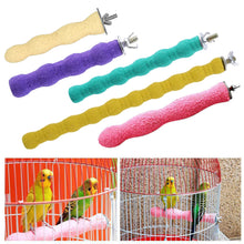 Load image into Gallery viewer, Pet Paw Grinding Wooden Stick Sprayed with Colored Sands Bird Parakeet Parrot Toy Grinder Grinding Rod Gripper Pet Supplies Bird Grinding Claw Toys