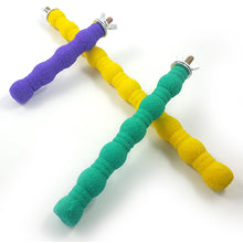 Load image into Gallery viewer, Pet Paw Grinding Wooden Stick Sprayed with Colored Sands Bird Parakeet Parrot Toy Grinder Grinding Rod Gripper Pet Supplies Bird Grinding Claw Toys