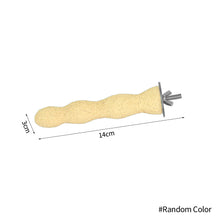 Load image into Gallery viewer, Pet Paw Grinding Wooden Stick Sprayed with Colored Sands Bird Parakeet Parrot Toy Grinder Grinding Rod Gripper Pet Supplies Bird Grinding Claw Toys
