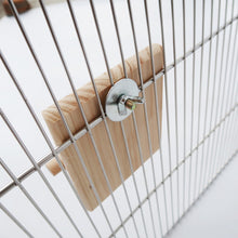 Load image into Gallery viewer, Bird Parrots Mirror Wooden Playstand Wooden Bird Perches Playgym Paw Grinding Wood Standing Bar Rack For Parakeet Cockatiel Bird Supplies