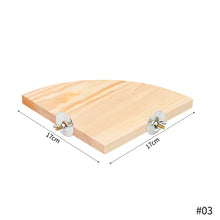 Load image into Gallery viewer, Bird Perches Platform Wood Parrot Standing Platform Stand Wooden Playstand Playground Cage Accessories Paw Grinding For Parakeet Cockatiel