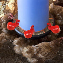 Load image into Gallery viewer, 6PCS Automatic Poultry Drinker Chicken Duck Drinking Machine Hanging Water Cup Drinking Bowls Livestock Drinking Dispenser Tools Farm Supplies