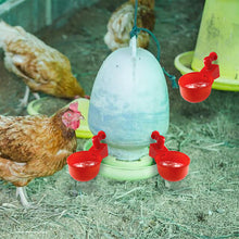 Load image into Gallery viewer, 6PCS Automatic Poultry Drinker Chicken Duck Drinking Machine Hanging Water Cup Drinking Bowls Livestock Drinking Dispenser Tools Farm Supplies