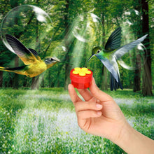 Load image into Gallery viewer, Flowers Shape Handhold Bird Hummingbird Feeder Drinker Plastic Seed And Water Outdoor Window Suction Cup Bird Feeder