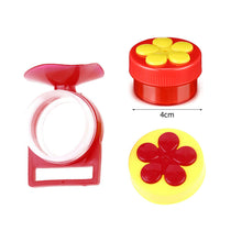 Load image into Gallery viewer, Flowers Shape Handhold Bird Hummingbird Feeder Drinker Plastic Seed And Water Outdoor Window Suction Cup Bird Feeder