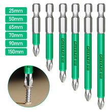 Load image into Gallery viewer, Anti Slip Magnetic Batch Head Cross High Hardness Hand Drill Bit Screw Electric Screwdriver Bits Hand Tools