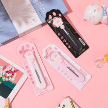 Load image into Gallery viewer, 1PC Cute Girly Pink Cat Paw Alloy Mini Portalble Utility Knife Cutter Letter Envelope Opener Mail Knife School Office Supplies