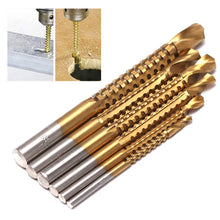 Load image into Gallery viewer, 6Pcs Cobalt Drill Bit Set Spiral Screw Metric Composite Tap Drill Bit Tap Twist Drill Bit Set Multi-functional Metal