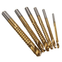 Load image into Gallery viewer, 6Pcs Cobalt Drill Bit Set Spiral Screw Metric Composite Tap Drill Bit Tap Twist Drill Bit Set Multi-functional Metal