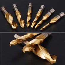 Load image into Gallery viewer, 6Pcs Screw Tap HSS4341 Hex Shank Thread Tap M3 M4 M5 M6 M8 M10 Metric Tap Drill Bits Threading Tools Hand Tool
