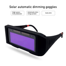 Load image into Gallery viewer, Auto Darkening Welding Glasses Automatic Dimming Change Anti- Eyes Shied Goggle Glasses Anti-shock Lens Welding Eye Protection