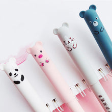 Load image into Gallery viewer, 0.5mm Student Erasable Gel Pen Cute Cartoon Pattern Blue Pens Kids Learning Stationary School Office Supplies