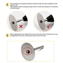 Load image into Gallery viewer, Saw Blades Dremel Tool Mini Cutting Disc for Rotory Accessories Diamond Grinding Wheel Saw Blade Circular Rotary